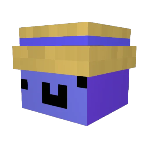 hovarda Minecraft avatar head, 3D render