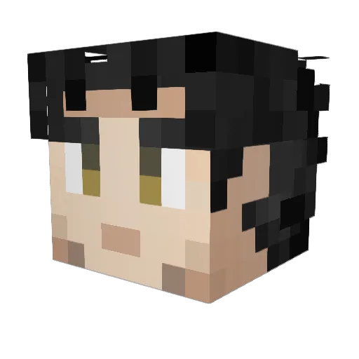 hoverdufutur Minecraft avatar head, 3D render