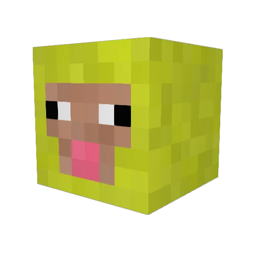 hovertruck1 Minecraft avatar head, 3D render