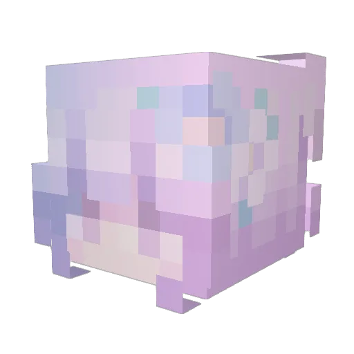 how2smoke Minecraft avatar head, 3D render