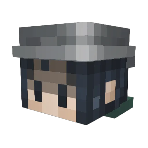 howard9068 Minecraft avatar head, 3D render