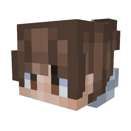 howardjimjim Minecraft avatar head, 3D render