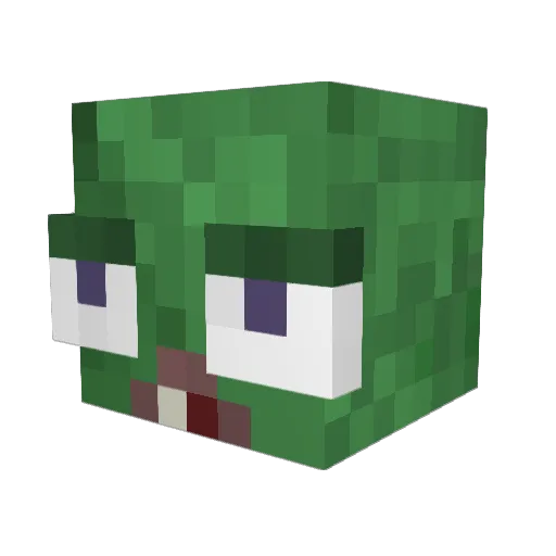 howboutnope Minecraft avatar head, 3D render