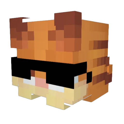 howell10 Minecraft avatar head, 3D render