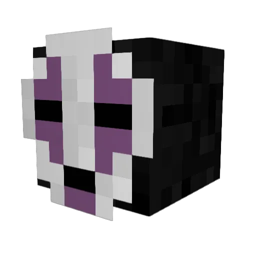 howelling Minecraft avatar head, 3D render