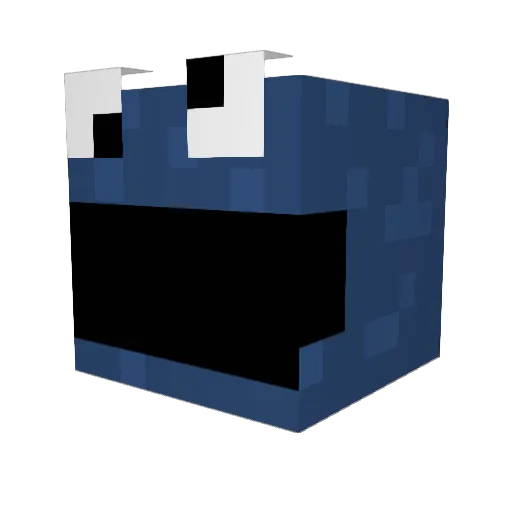 howlee Minecraft avatar head, 3D render