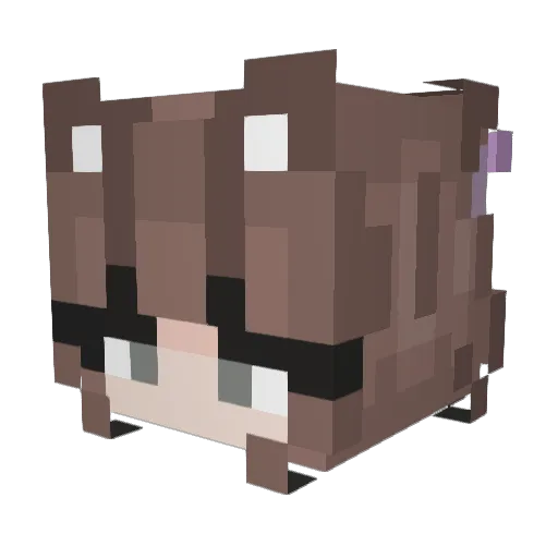 howlingcxmmando Minecraft avatar head, 3D render