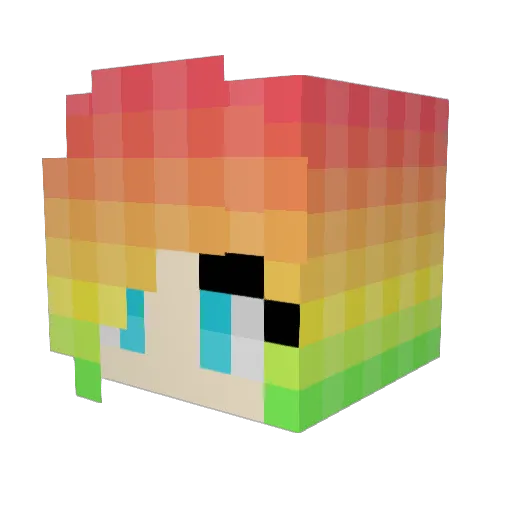 howlingmad228 Minecraft avatar head, 3D render