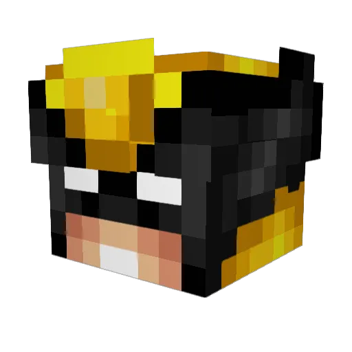 howlingwolfman1 Minecraft avatar head, 3D render