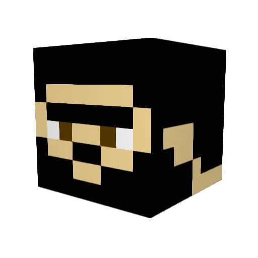 hoyaw15 Minecraft avatar head, 3D render