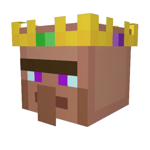 hoyouchan Minecraft avatar head, 3D render