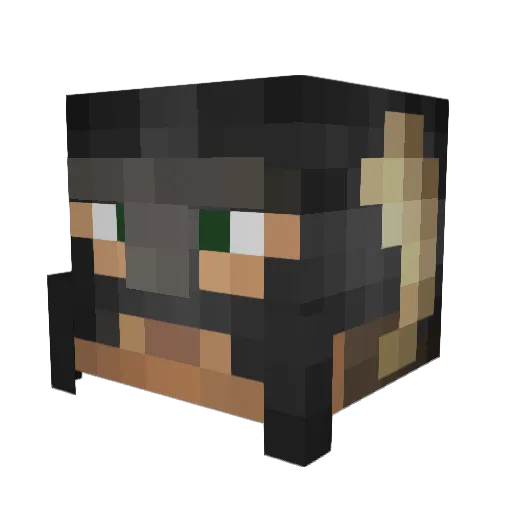 hozer33 Minecraft avatar head, 3D render