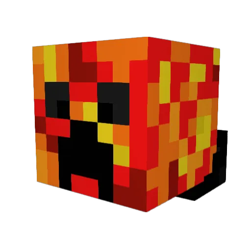 hpekook Minecraft avatar head, 3D render