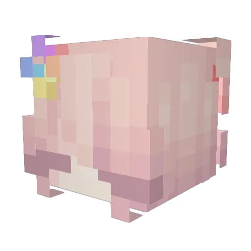 hpneybee Minecraft avatar head, 3D render