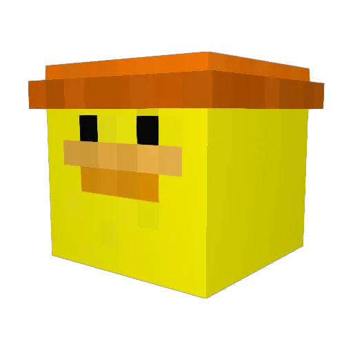hpt123 Minecraft avatar head, 3D render