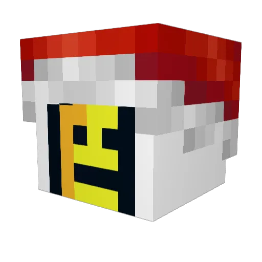 hpyoldaslk Minecraft avatar head, 3D render