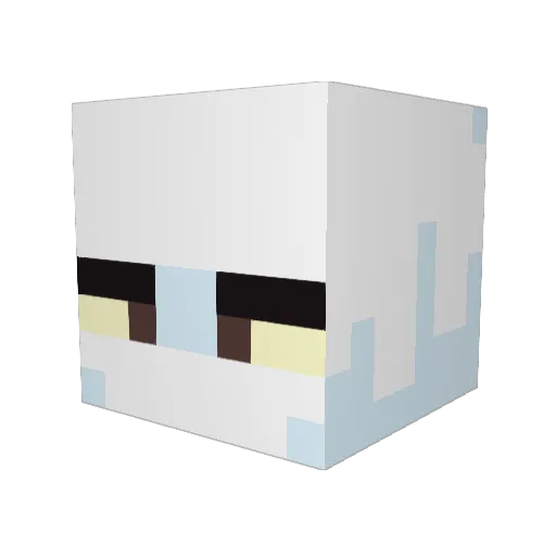 hqrambe Minecraft avatar head, 3D render