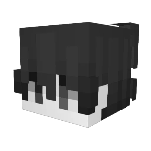 hqsb Minecraft avatar head, 3D render