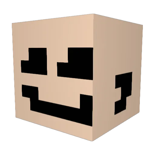 hrQuark Minecraft avatar head, 3D render