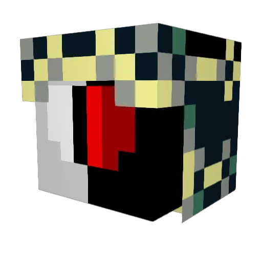 hralk Minecraft avatar head, 3D render