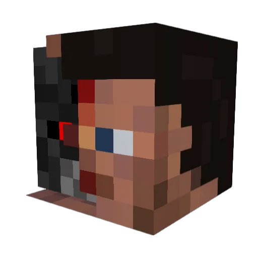 hrhharry Minecraft avatar head, 3D render