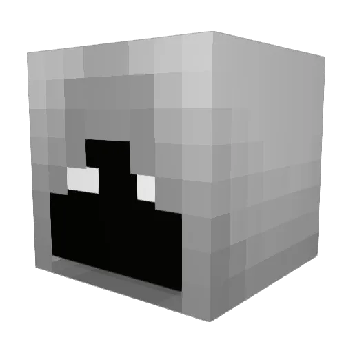 hrich8 Minecraft avatar head, 3D render