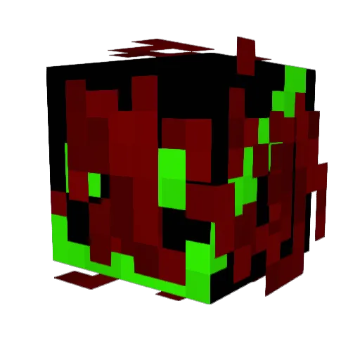 hrizn Minecraft avatar head, 3D render