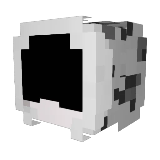 hrtfelt_ Minecraft avatar head, 3D render