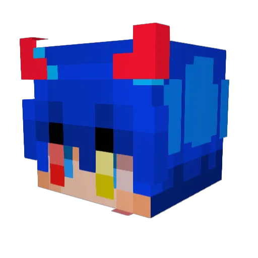 hskang96 Minecraft avatar head, 3D render