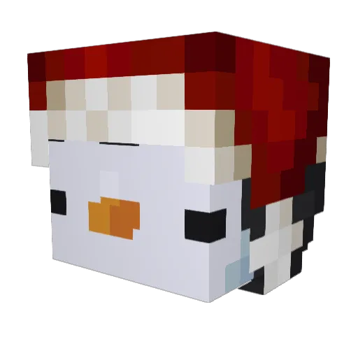 hstacey Minecraft avatar head, 3D render