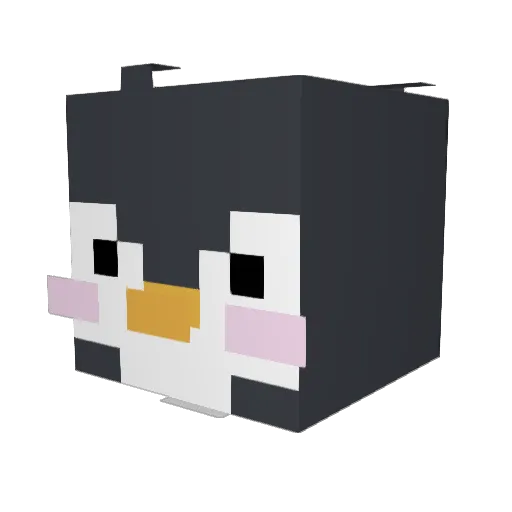 hsuusuu Minecraft avatar head, 3D render