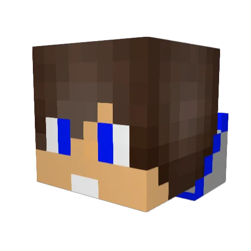 hsvfantim Minecraft avatar head, 3D render