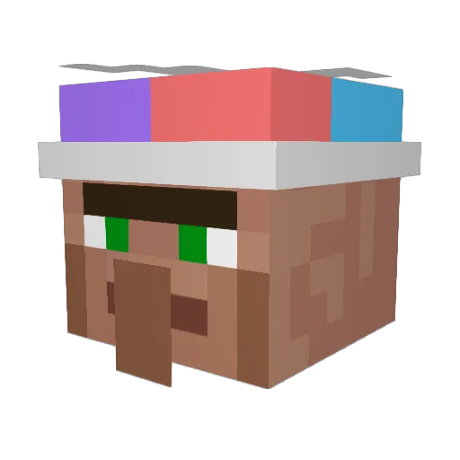 ht71_von Minecraft avatar head, 3D render