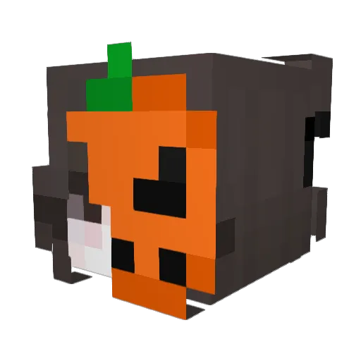 htfth Minecraft avatar head, 3D render