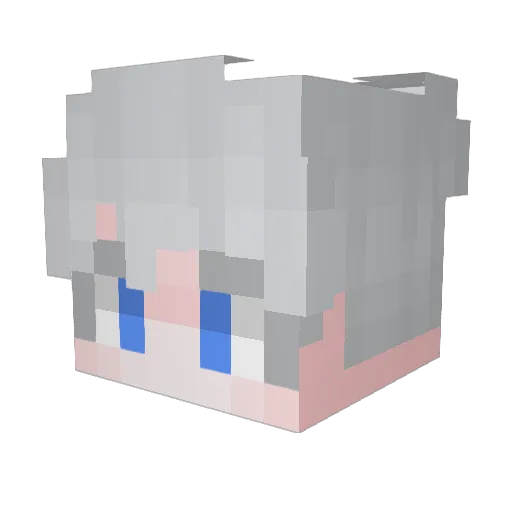htmaieltt Minecraft avatar head, 3D render
