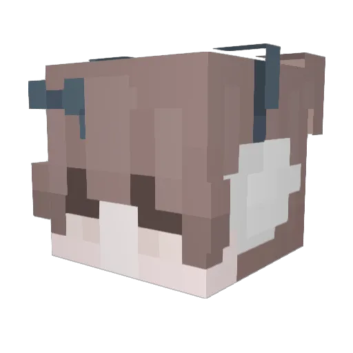 htppsdiasd Minecraft avatar head, 3D render