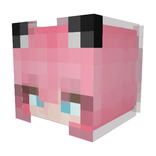 htrish88 Minecraft avatar head, 3D render