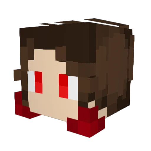 httphannah Minecraft avatar head, 3D render