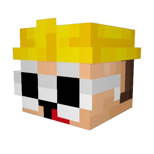 httpsjjosh Minecraft avatar head, 3D render