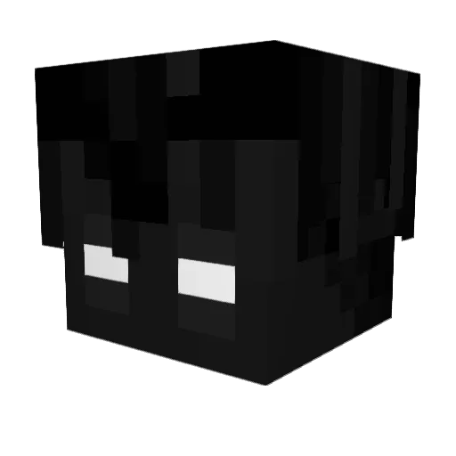 htxas Minecraft avatar head, 3D render