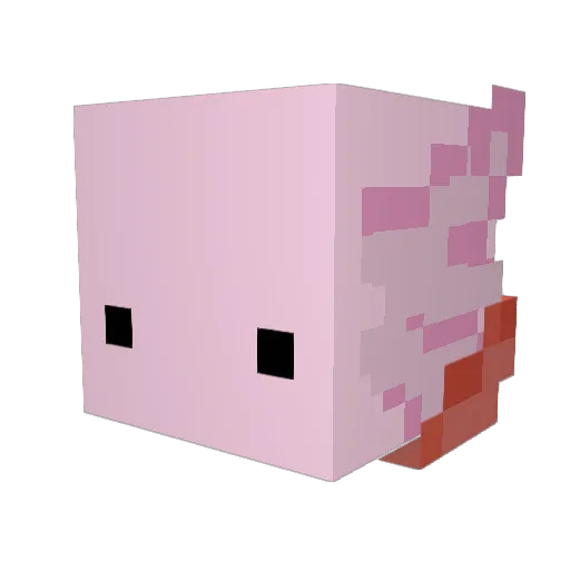 hualien0723 Minecraft avatar head, 3D render