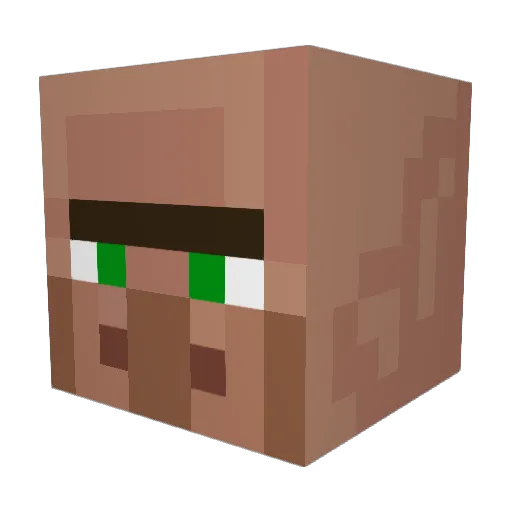 huanglee_feb13 Minecraft avatar head, 3D render