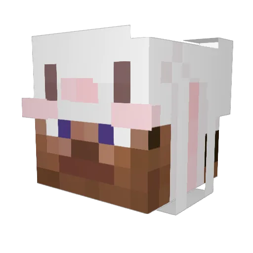 huangmenjimifan Minecraft avatar head, 3D render