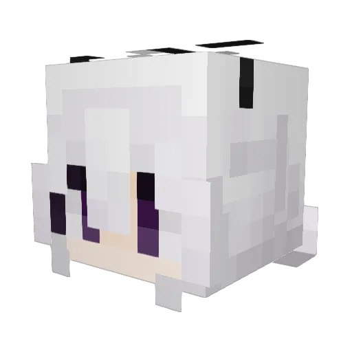 huanmeng_qwq Minecraft avatar head, 3D render