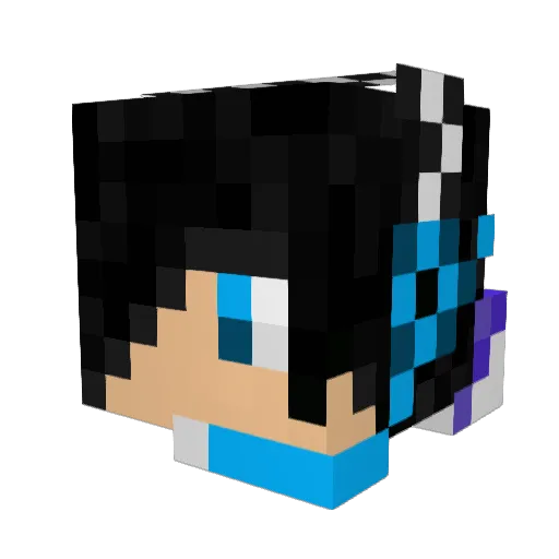 huanyan41 Minecraft avatar head, 3D render