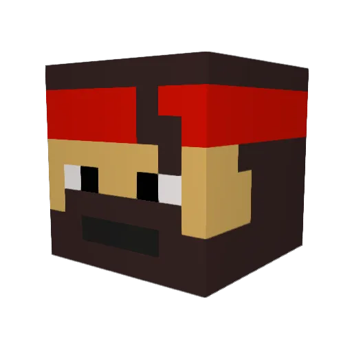hubba_bubba127 Minecraft avatar head, 3D render