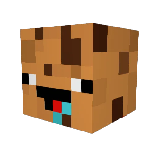 hubbleZ_ Minecraft avatar head, 3D render