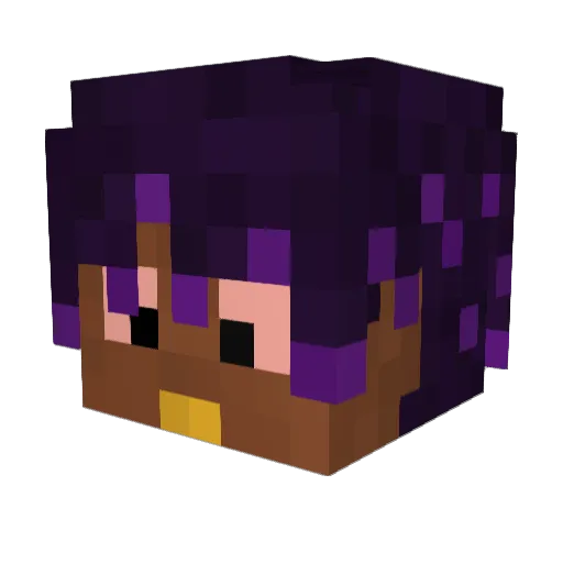 hubbyp5 Minecraft avatar head, 3D render