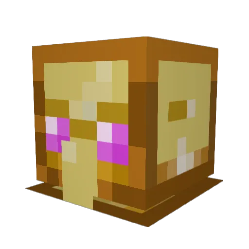 hubert2106 Minecraft avatar head, 3D render