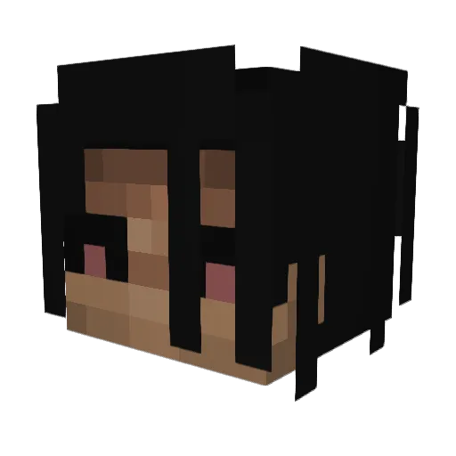 hubertlover911 Minecraft avatar head, 3D render